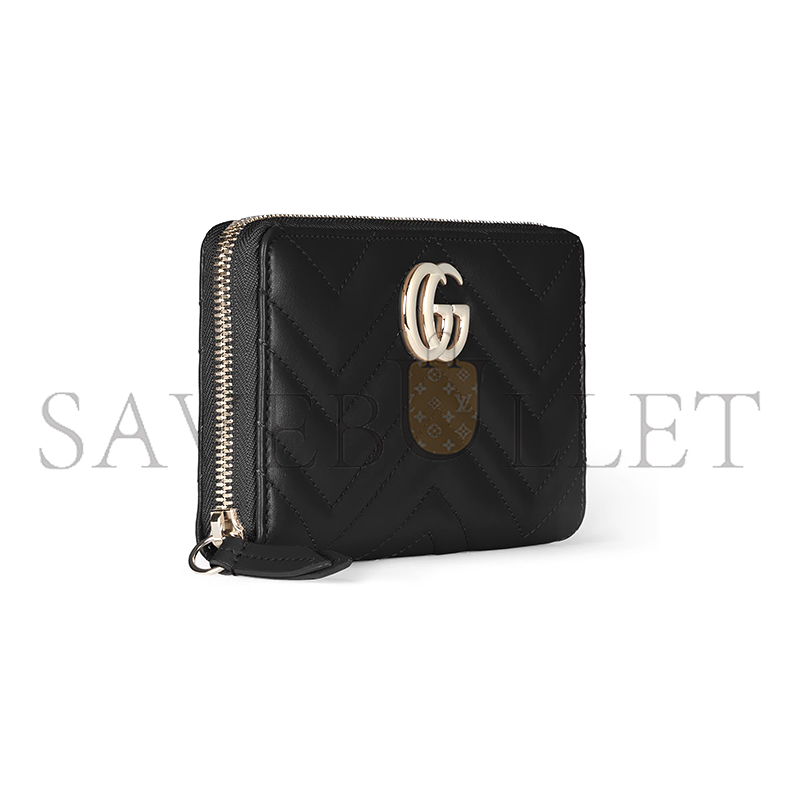 GUCCI GG MARMONT ZIP AROUND WALLET ‎‎‎443123 (19*10.5*2cm)